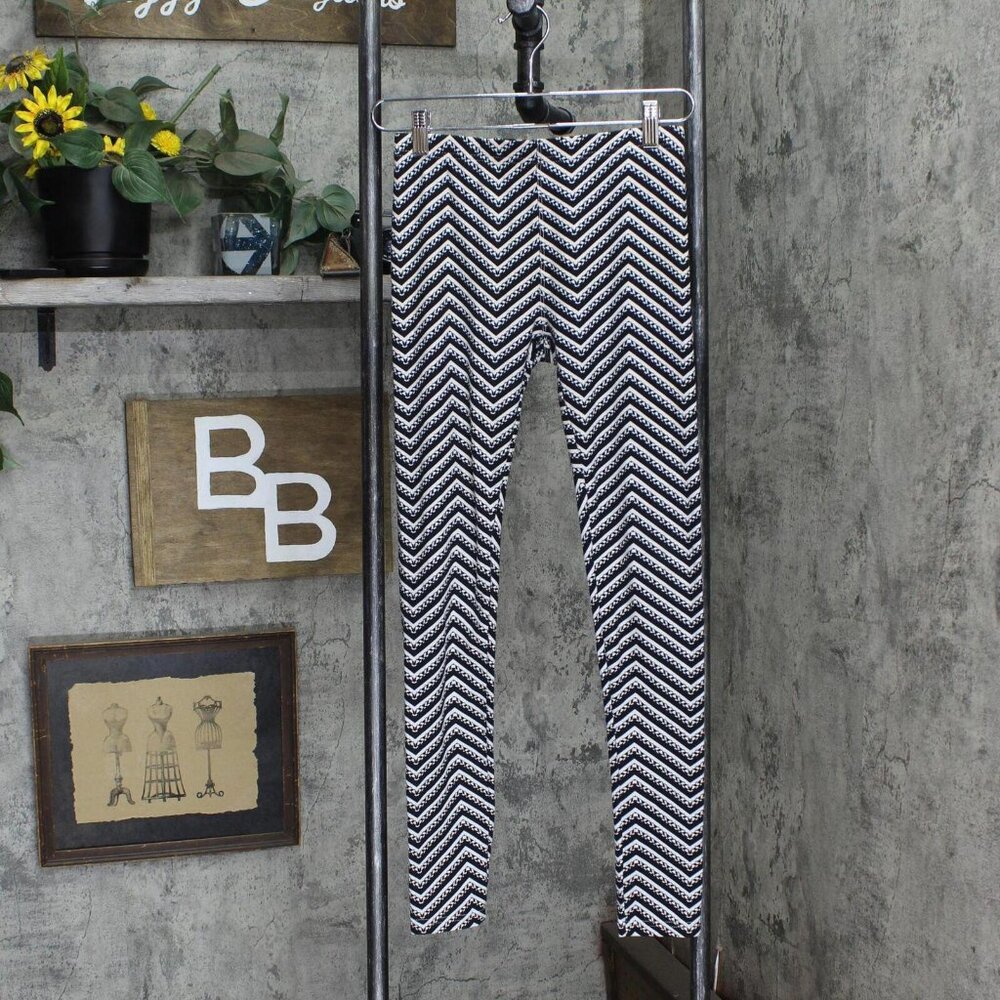 Lulu Luv Girls Knit Unlined Leggings 1668f7a6ad00f7 Black Multi L